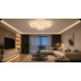 LED люстра 64W WH, 530×330×H110 мм - DL1104