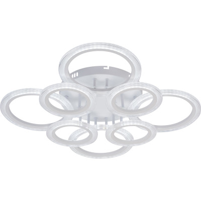 LED люстра DL1108 VARGO 128W біла D580×H110 мм
