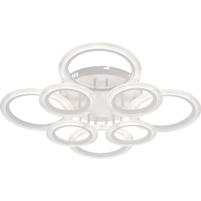 LED люстра DL1108 VARGO 128W біла D580×H110 мм