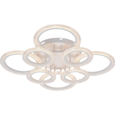 LED люстра DL1108 VARGO 128W біла D580×H110 мм