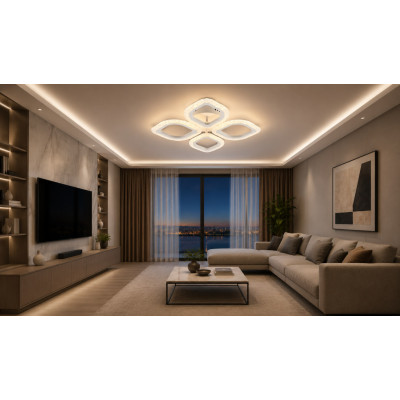LED люстра VARGO 48W біла Ø455×85 мм DL1113