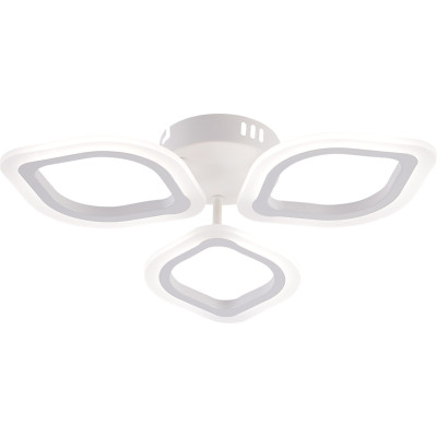 LED Люстра VARGO DL1118 36W WH Ø480×75 мм, 3000K-4000K-6500K, Біла