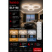 LED Люстра VARGO DL1118 36W WH Ø480×75 мм, 3000K-4000K-6500K, Біла