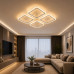 LED Люстра DL1123 VARGO 56W WH 335×335×85 мм Біла