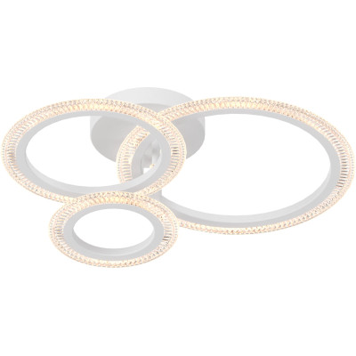 LED Люстра DL1157 VARGO, 60W, Білий, 460×350×135 мм, 3000K-4000K-6500K, з пультом керування
