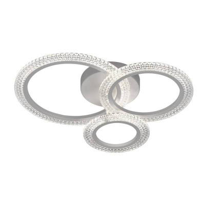 LED Люстра DL1157 VARGO, 60W, Білий, 460×350×135 мм, 3000K-4000K-6500K, з пультом керування