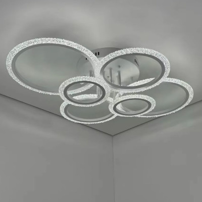 LED Люстра VARGO DL1159 120W WH, 710×540×135 мм, 3000K-4000K-6500K, з пультом керування