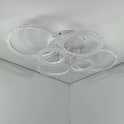 LED Люстра VARGO DL1159 120W WH, 710×540×135 мм, 3000K-4000K-6500K, з пультом керування