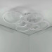 LED Люстра VARGO DL1159 120W WH, 710×540×135 мм, 3000K-4000K-6500K, з пультом керування
