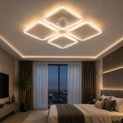 LED Ceiling Light 88W WH, 470×470×70 - DL1172 VARGO