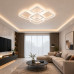 LED Люстра DL1173 VARGO, 110W, Білий, 470×470×105 мм, 3000K-4000K-6500K, з пультом керування