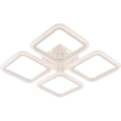 LED Люстра VARGO DL1228 88W WH 470×470×70 мм з пультом керування, CCT 3000K-4000K-6500K