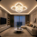 LED Люстра VARGO DL1229 110W WH 470×470×105 мм, 3000K-4000K-6500K, з пультом керування