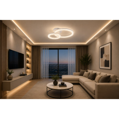 LED люстра 40 Вт белая, 320×242×135 мм — DL1244