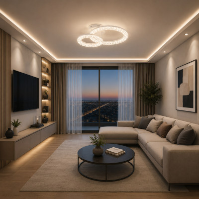 LED люстра 40 Вт белая, 320×242×135 мм — DL1244