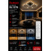 LED люстра VARGO DL1378 104W BK 530×530×85 мм