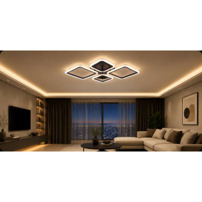LED Ceiling Light 84W BK DL1379 VARGO