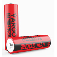 Battery 18650 Li-Ion VARGO 3.7V 2000mAh, 111881