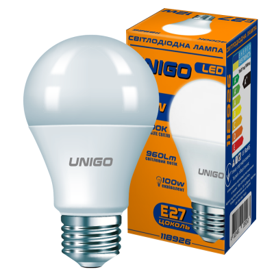 LED лампа UNIGO A60 12W E27 4000K 960lm (118926)