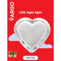 Night light VARGO LED, heart, RGB, NL107 (V-115732)