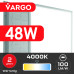 LED панель VARGO 48W 595х595x32mm 4000К 4800lm (109773) 2 роки гарантія 100lm/w