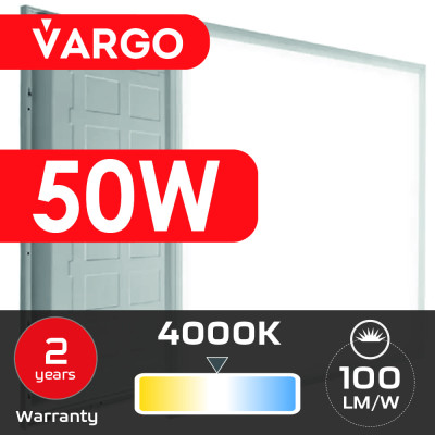 LED панель VARGO 50W 595х595x32mm 4000К 4800lm (119455) 2 роки гарантія 100lm/w