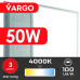 LED панель VARGO 50W 595х595x32mm 4000К 4800lm (119470) 3 роки гарантія 100lm/w