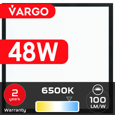 LED панель VARGO 48W 595х595x32mm 6500К 4800lm (119486) 2 роки гарантія 100lm/w