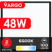 LED панель VARGO 48W 595х595x32mm 6500К 4800lm (119486) 2 роки гарантія 100lm/w