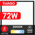 LED панель VARGO 72W 595х595x32mm 3000К 7200lm (119491) 2 роки гарантія 100lm/w