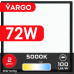 LED панель VARGO 72W 595х595x32mm 5000К 7200lm (119493) 2 роки гарантія 100lm/w