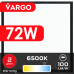 LED панель VARGO 72W 595х595x32mm 6500К 7200lm (119494) 2 роки гарантія 100lm/w