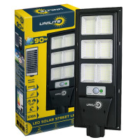  SOLAR STRET UNILITE 90W 6500K, Battery: 3.2V, 9Ah Solar panel: 6V, 8W, with motion sensor, 117919