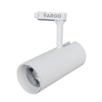 Світлодіодний трековий світильник VARGO 20W 4000K 2000lm 220V білий V-114903