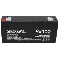 Lead-acid battery AGM VARGO 6V 3.2AH (117454) 134x34.5x60(65) mm