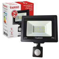 LED floodlight with motion sensor VARGO 30W 6500K 2700lm (330330) LED floodlight with motion sensor VARGO 30W 6500K 2700lm (330330)