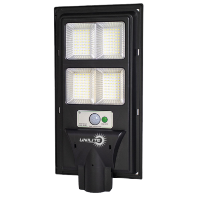 LED уличный светильник на солнечной батарее UNILITE 60W 6500K, Аккумулятор: 3.2V, 5Аh Солнечная панель: 6V, 6W, с датчиком движения, 117918