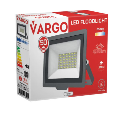 LED floodlight VARGO 50W 220V 4500lm 6500K NOVA (116761)