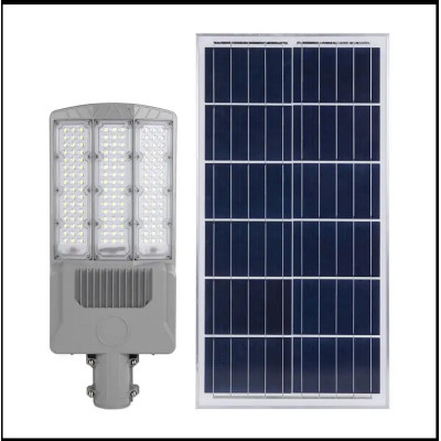 LED уличный светильник на солнечной батарее VARGO HYBRID Solar + 220V 200W Батарея: 3.2V, 15Ah Солнечная панель: 6V, 20W 119027