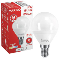 LED lamp VARGO G45 9W E14 4000K 855lm (111144)