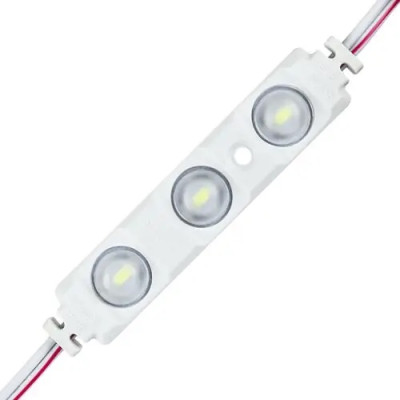 LED модуль VARGO 12V 1.5W білий IP67 70*15*8.5mm 160° SMD 5730 120-140lm (116948)
