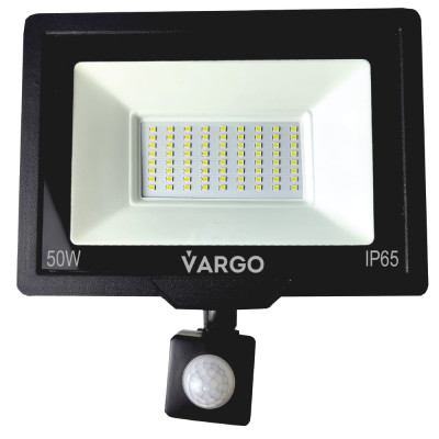 Светодиодный прожектор с датчиком руху VARGO 50W 6500K 4500лм (330350)