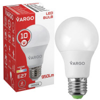 LED лампа VARGO A60 10W E27 4000K 950lm (110505)