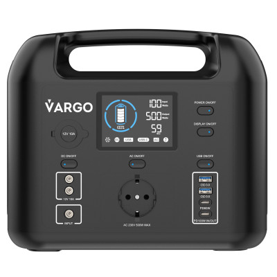 Зарядна станція VARGO VRG 7834 500Вт / 518Вт*год / 162000mAh