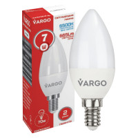 LED lamp VARGO C37 7W E14 6500K 665lm (117967)