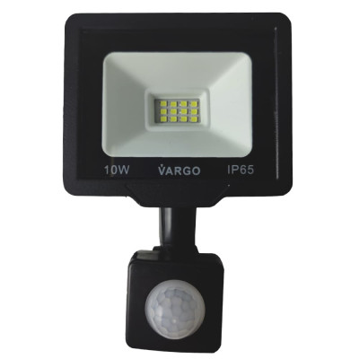 LED прожектор з датчиком руху VARGO 10W 6500K 900lm (330310)