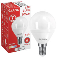 LED лампа VARGO G45 7W E14 4000K 665lm (111141)