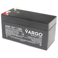 Lead-acid battery AGM VARGO 12V 1.2AH (117487) 98х43х53(58) mm