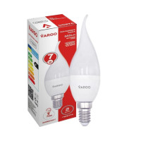 LED lamp VARGO C37 7W E14 4000K 665lm (115677)