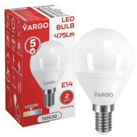 LED lamp VARGO G45 5W E14 4000K 665lm (110538)